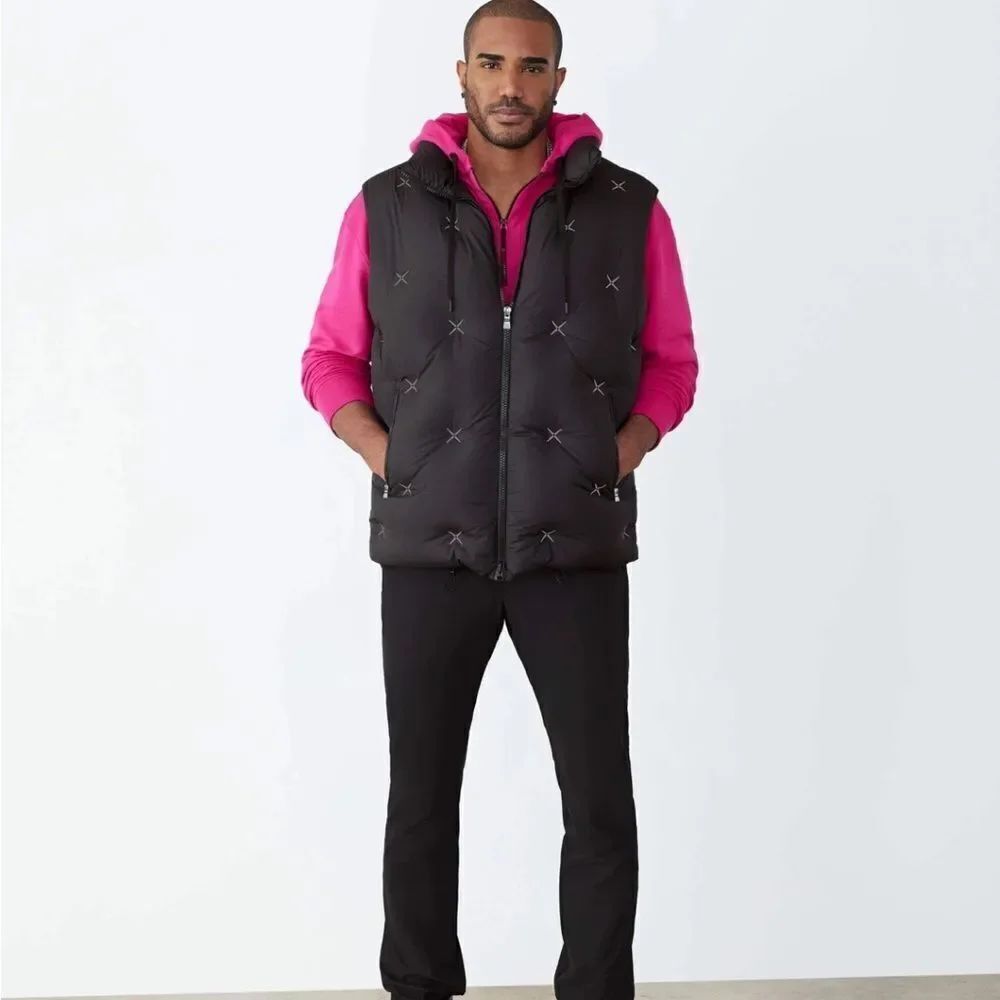 GSTQ Quilted Puffer Vest Black Size S NWT $798